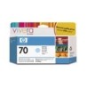 Cartouche cyan clair HP pour Designjet Z2100 / Z3100 (N°70), Toner Express : achat en ligne de Cartouche cyan clair HP pour Des