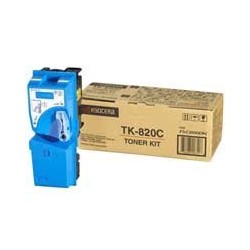 Toner cyan Kyocera Mita pour FS-C8100DN (TK-820C), Toner Express : achat en ligne de Toner cyan Kyocera Mita pour FS-C8100DN (TK