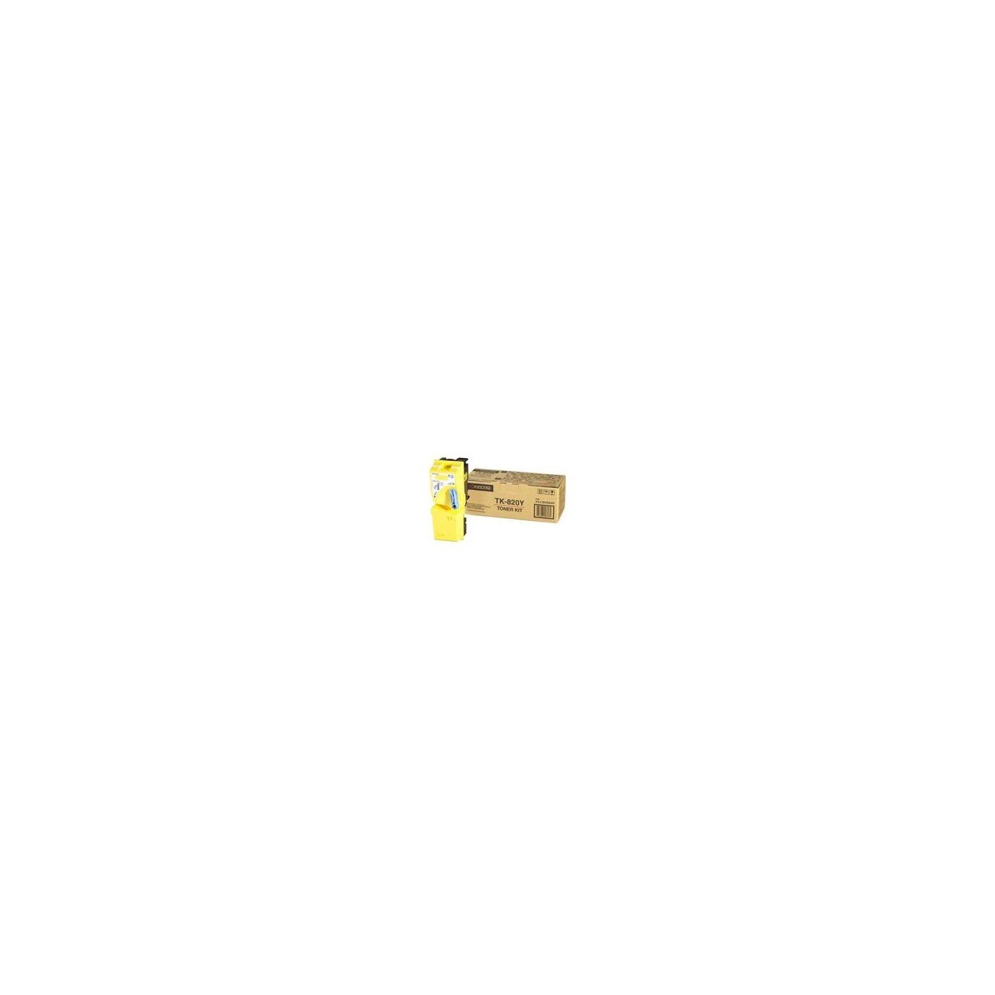 Toner jaune Kyocera Mita pour FS-C8100DN (TK-820Y), Toner Express : achat en ligne de Toner jaune Kyocera Mita pour FS-C8100DN (