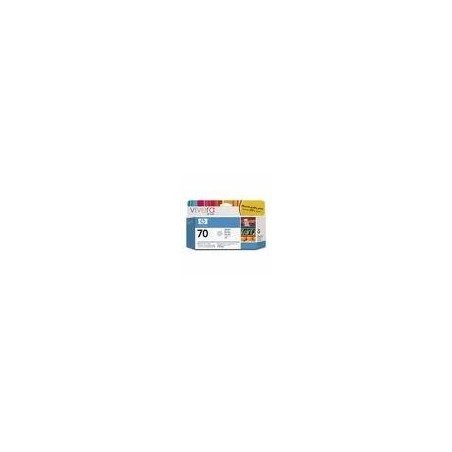 Cartouche gris clair HP pour Designjet Z2100 / Z3100 (N°70), Toner Express : achat en ligne de Cartouche gris clair HP pour Des