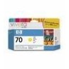 Cartouche jaune HP pour Designjet Z2100 / Z3100 (N°70), Toner Express : achat en ligne de Cartouche jaune HP pour Designjet Z21