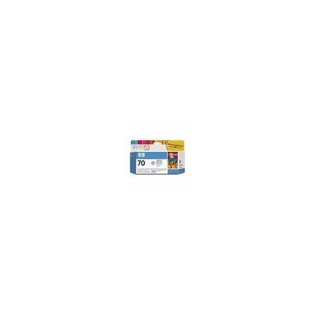 Cartouche magenta clair HP pour Designjet Z2100 / Z3100 (N°70), Toner Express : achat en ligne de Cartouche magenta clair HP po