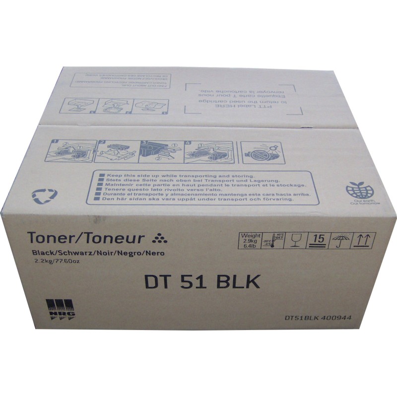 Toner noir Ricoh pour NRJ P7325/7325N/7527/7527N (DT51BLK), Toner Express : achat en ligne de Toner noir Ricoh pour NRJ P7325/73