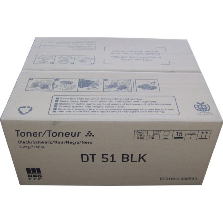 Toner noir Ricoh pour NRJ P7325/7325N/7527/7527N (DT51BLK), Toner Express : achat en ligne de Toner noir Ricoh pour NRJ P7325/73