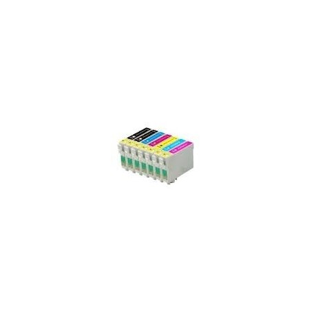 Pack 6 cartouches génériques pour Epson R265 / RX560 / R360, Toner Express : achat en ligne de Pack 6 cartouches génériques pour