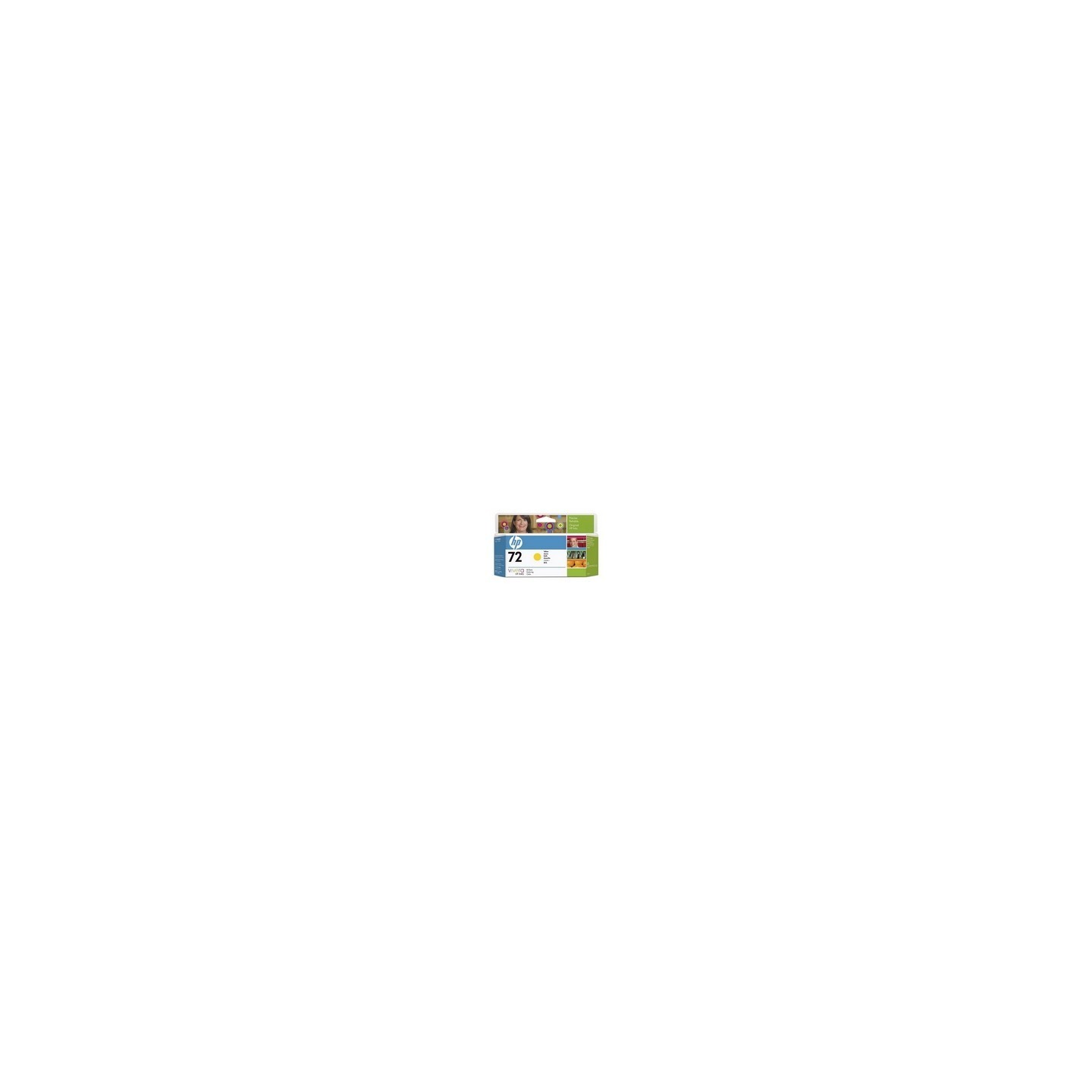 Cartouche jaune HP Vivera pour HP T610 / T1100 ...  (N°72), Toner Express : achat en ligne de Cartouche jaune HP Vivera pour HP 