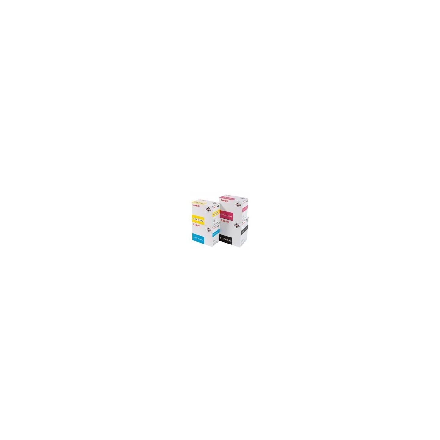 Rainbow kit de 4 * toners Canon C-EXV21 pour IRC2880i / IRC3380i, Toner Express : achat en ligne de Rainbow kit de 4 * toners Ca
