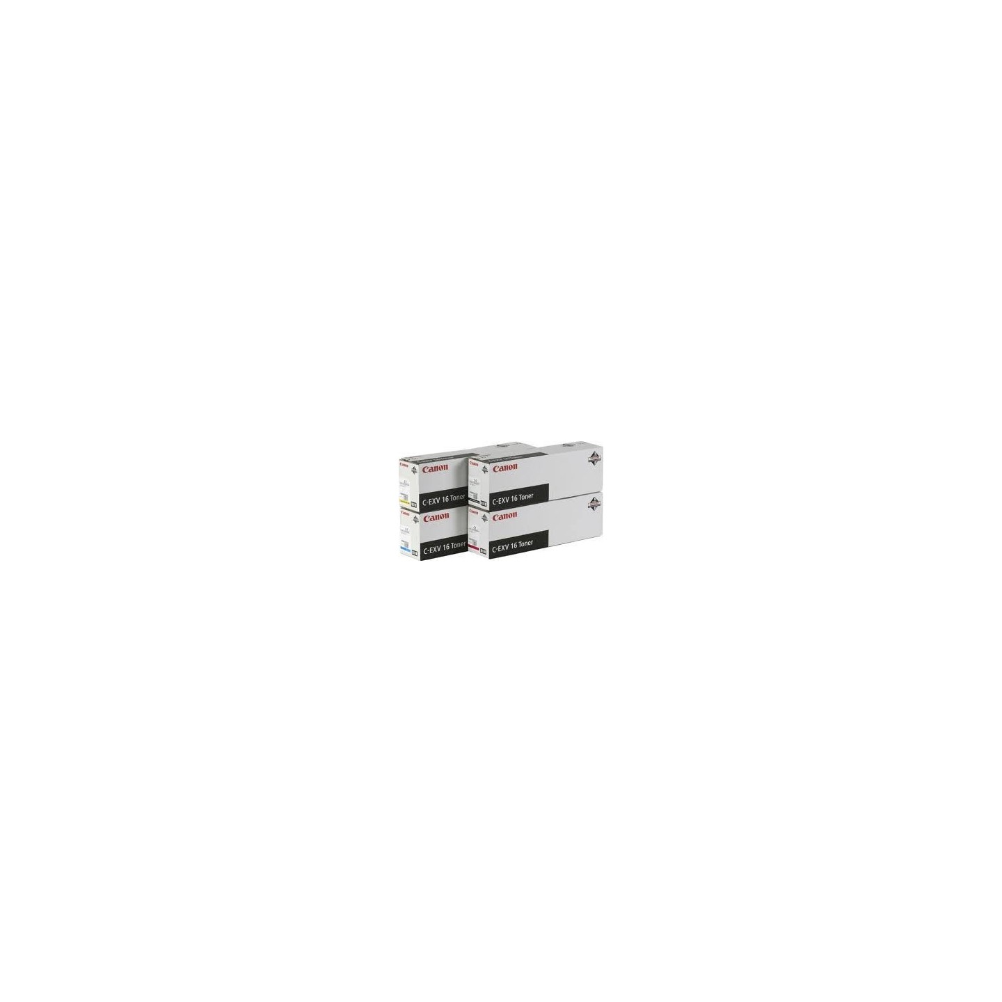 Rainbow pack de 4 Toners Canon pour CLC4040 / CLC5151(C-EXV16), Toner Express : achat en ligne de Rainbow pack de 4 Toners Canon