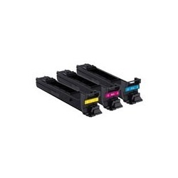 Kit toner economique (C/M/Y) Konica Minolta pour Magicolor 4650E / 4650DN / 4690MF, Toner Express : achat en ligne de Kit toner 