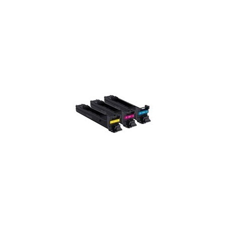 Kit toner economique (C/M/Y) Konica Minolta pour Magicolor 4650E / 4650DN / 4690MF, Toner Express : achat en ligne de Kit toner 