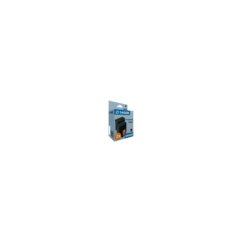 Pack de 2 Cartouches d'encre noir Sagem pour IF 4125 / IF4155 (253014397), Toner Express : achat en ligne de Pack de 2 Cartouche