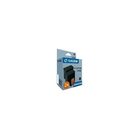 Pack de 2 Cartouches d'encre noir Sagem pour IF 4125 / IF4155 (253014397), Toner Express : achat en ligne de Pack de 2 Cartouche