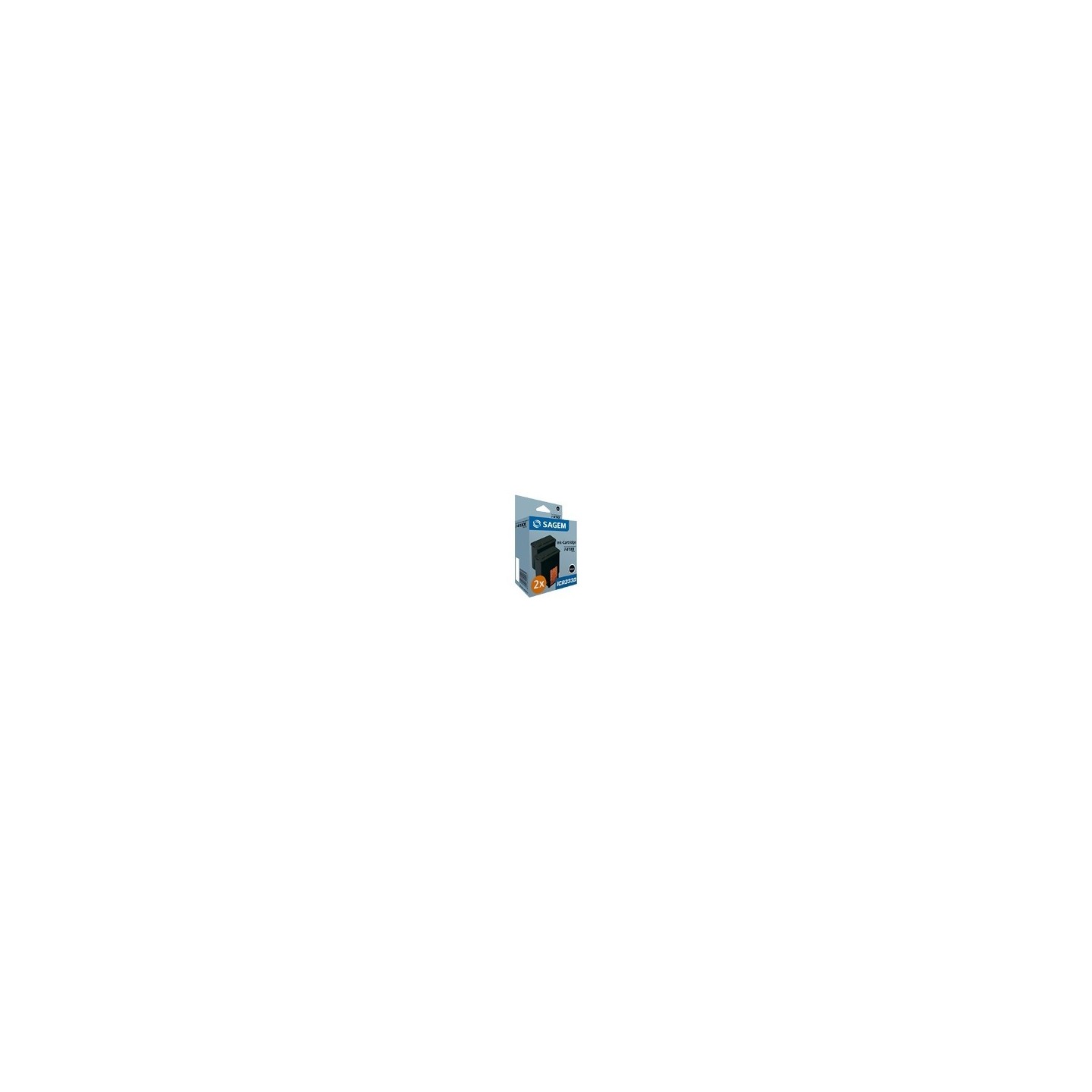 Pack de 2 Cartouches d'encre noir Sagem pour IF 4125 / IF4155 (253014397), Toner Express : achat en ligne de Pack de 2 Cartouche
