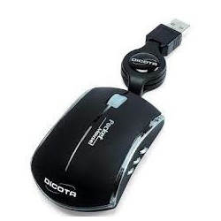 Mini souris Otique USB Dicota Z14448Z retractable, Toner Express : achat en ligne de Mini souris Otique USB Dicota Z14448Z retra