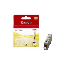 Cartouche d'encre jaune Canon pour Pixma ip3600 / mp540...CLI-521Y, Toner Express : achat en ligne de Cartouche d'encre jaune Ca