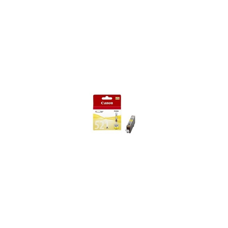 Cartouche d'encre jaune Canon pour Pixma ip3600 / mp540...CLI-521Y, Toner Express : achat en ligne de Cartouche d'encre jaune Ca