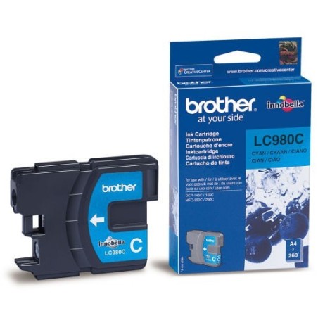 Cartouche d'encre cyan Brother pour DCP 145C / DCP165C, Toner Express : achat en ligne de Cartouche d'encre cyan Brother pour DC
