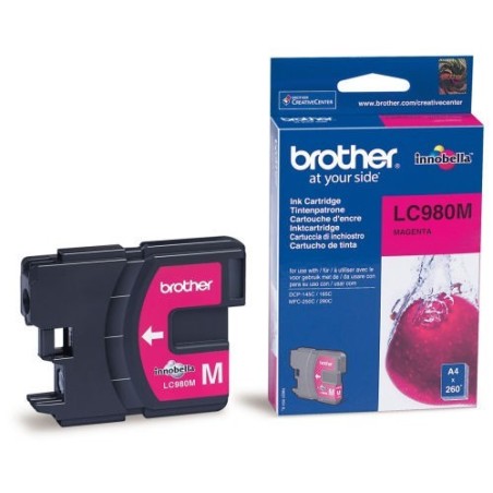Cartouche d'encre magenta Brother pour DCP 145C / DCP165C, Toner Express : achat en ligne de Cartouche d'encre magenta Brother p