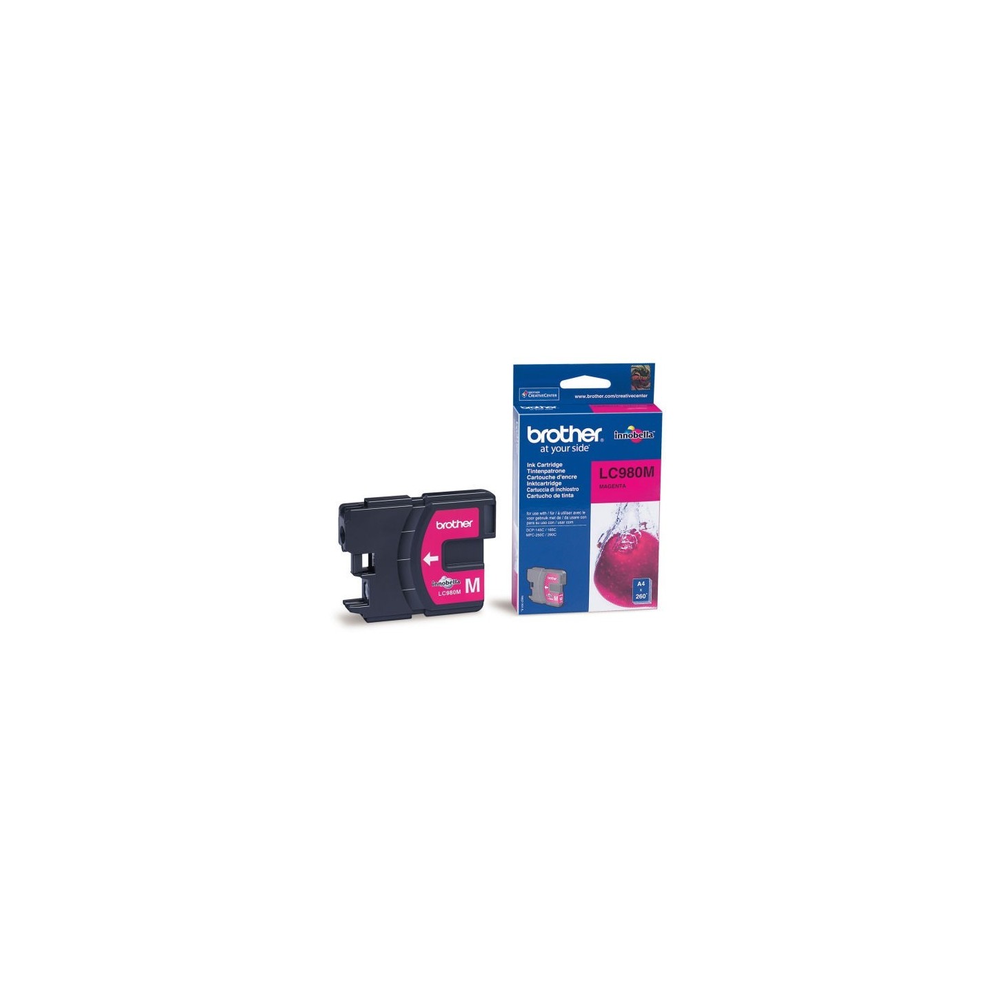 Cartouche d'encre magenta Brother pour DCP 145C / DCP165C, Toner Express : achat en ligne de Cartouche d'encre magenta Brother p