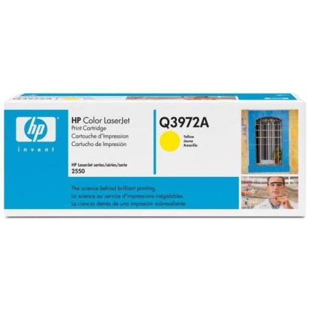 Toner HP jaune pour Color LaserJet 2550 - 2800 (123A), Toner Express : achat en ligne de Toner HP jaune pour Color LaserJet 2550