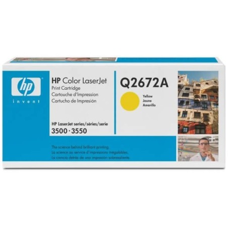 Toner HP jaune pour Color LaserJet 3500 (309A), Toner Express : achat en ligne de Toner HP jaune pour Color LaserJet 3500 (309A)