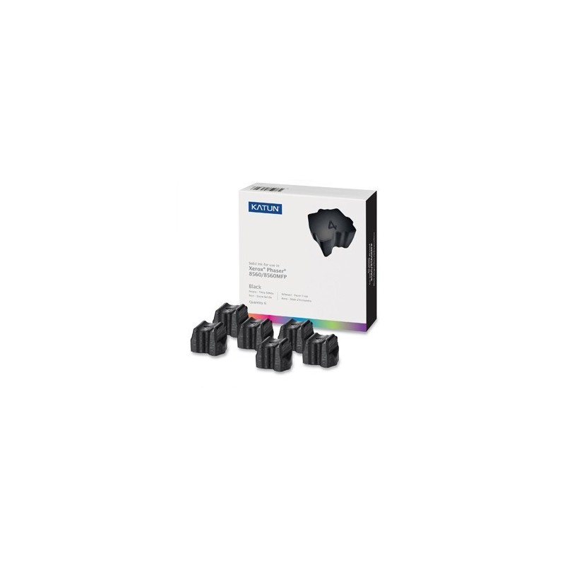 6 x Encre solide black générique pour Xerox Phaser 8560, Toner Express : achat en ligne de 6 x Encre solide black générique pour