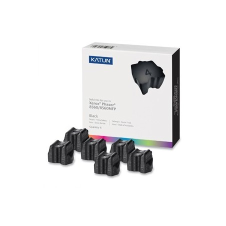 6 x Encre solide black générique pour Xerox Phaser 8560, Toner Express : achat en ligne de 6 x Encre solide black générique pour