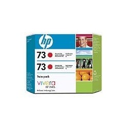 Pack de 2 cartouche rouge HP pour Designjet Z2100 / Z23100 (N°73), Toner Express : achat en ligne de Pack de 2 cartouche rouge H