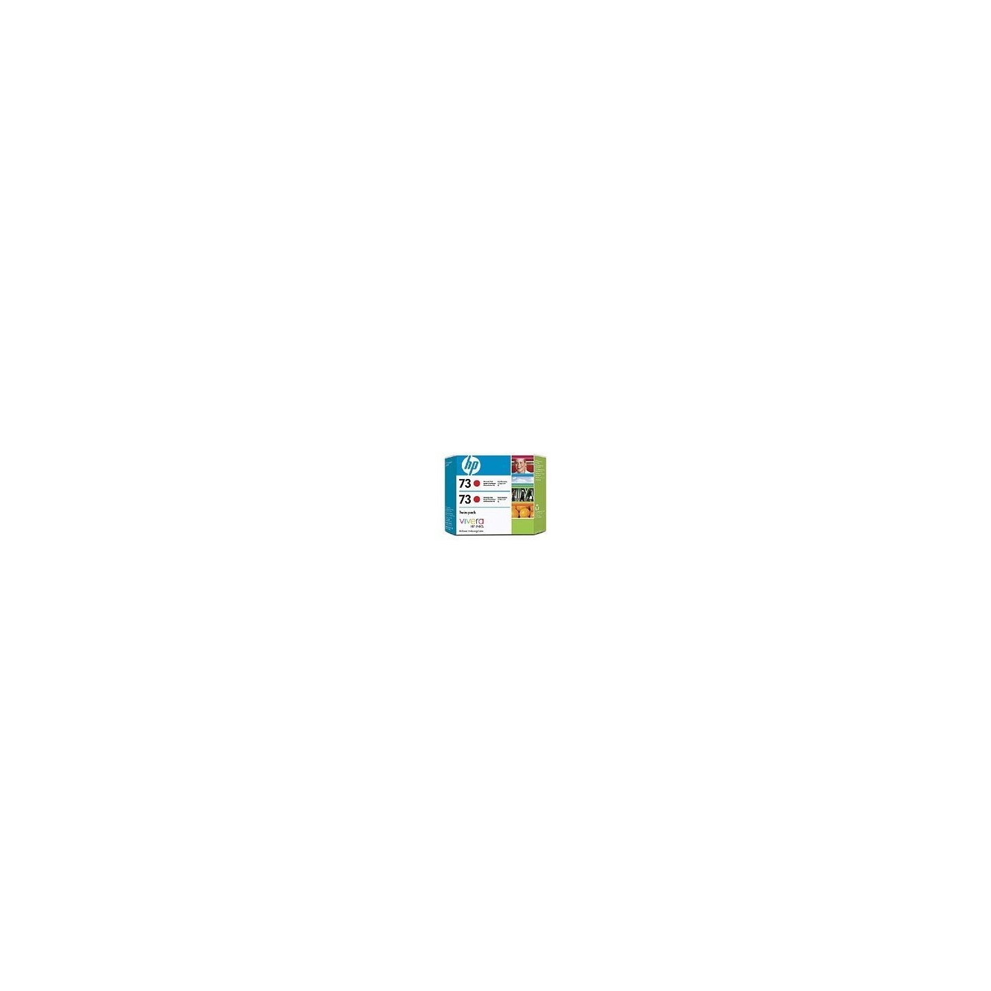Pack de 2 cartouche rouge HP pour Designjet Z2100 / Z23100 (N°73), Toner Express : achat en ligne de Pack de 2 cartouche rouge H