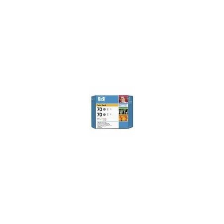 Pack de 2 cartouches grise HP pour Designjet Z2100 / Z23100 (N°70), Toner Express : achat en ligne de Pack de 2 cartouches grise