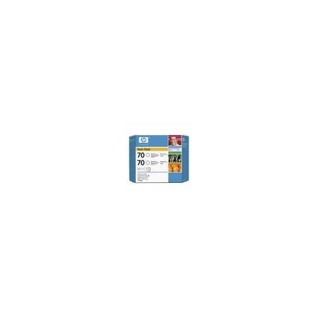 Pack de 2 optimiseur de brillance HP pour Designjet Z2100 / Z23100 (N°70), Toner Express : achat en ligne de Pack de 2 optimiseu