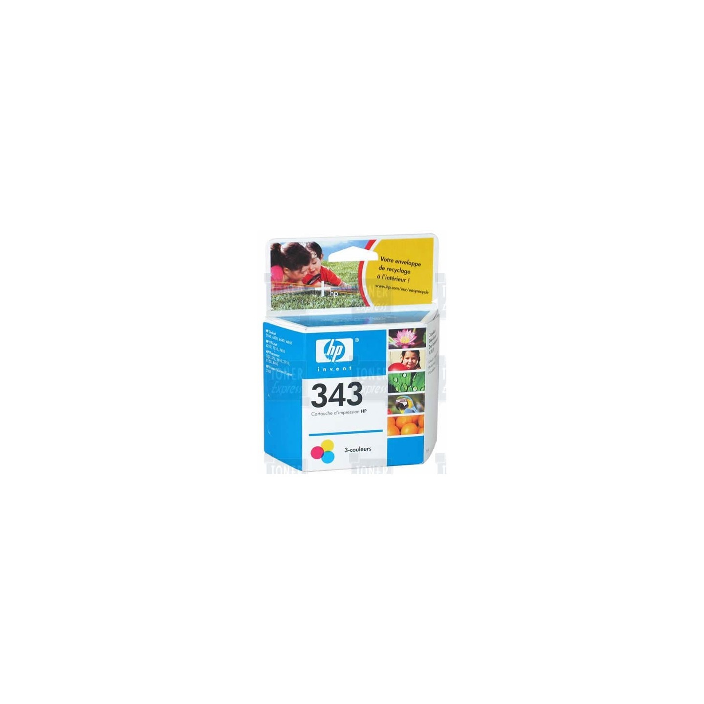 Cartouche couleur HP pour Deskjet 360c ... (N°343), Toner Express : achat en ligne de Cartouche couleur HP pour Deskjet 360c ...