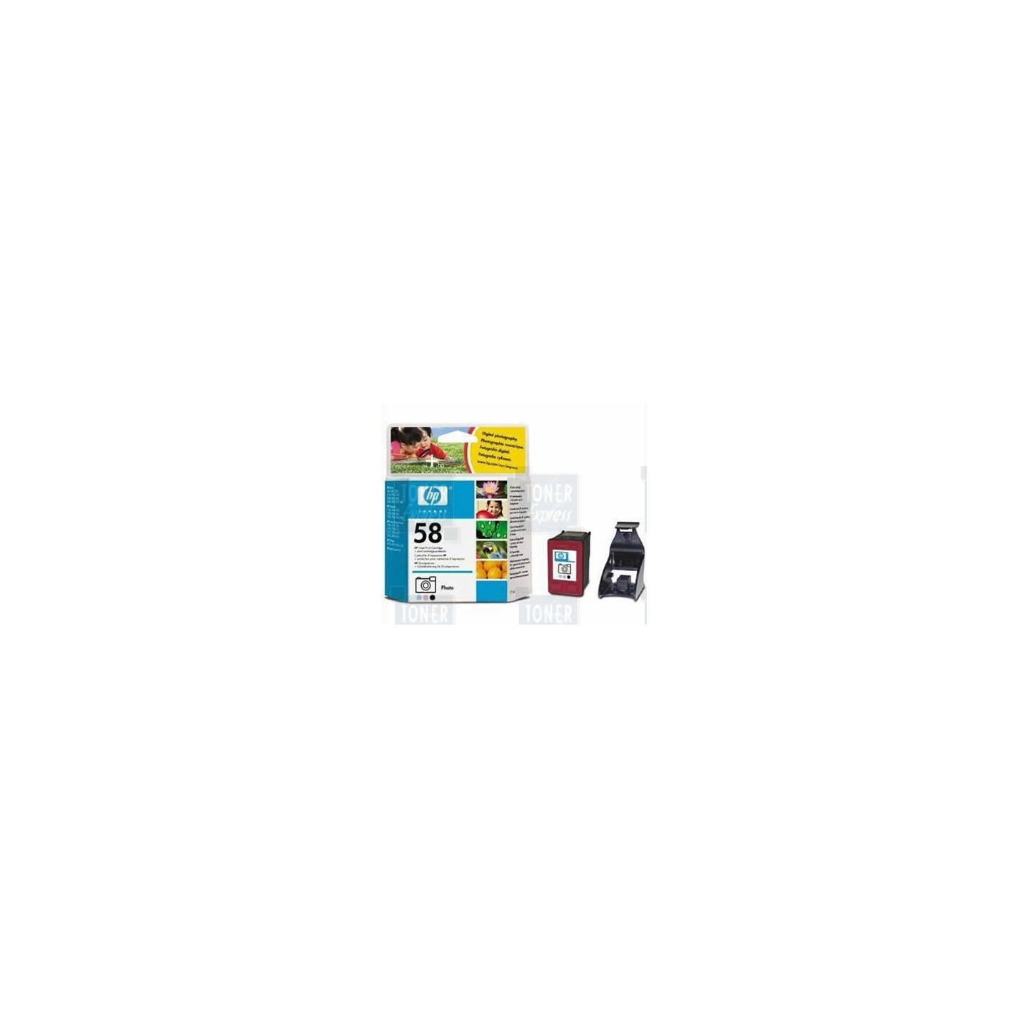 Cartouche Photo HP pour Deskjet 3600 ...  (N°58), Toner Express : achat en ligne de Cartouche Photo HP pour Deskjet 3600 ...  (N