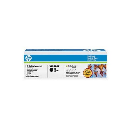Boite de 2 Toners noir  HP pour laserjet CP2020/CP2025/CM2320MPF (304A), Toner Express : achat en ligne de Boite de 2 Toners noi