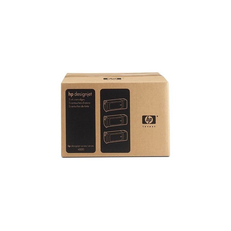 Pack de 3 cartouches magenta grande capacité HP pour Designjet 4000 (N°90), Toner Express : achat en ligne de Pack de 3 cartouch
