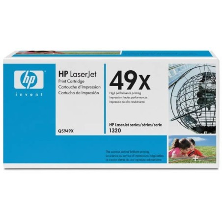 Toner HP haute capacité pour LaserJet 1320 (49X), Toner Express : achat en ligne de Toner HP haute capacité pour LaserJet 1320 (