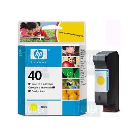 Cartouche Encre HP jaune (51640YE), Toner Express : achat en ligne de Cartouche Encre HP jaune (51640YE) pour imprimante