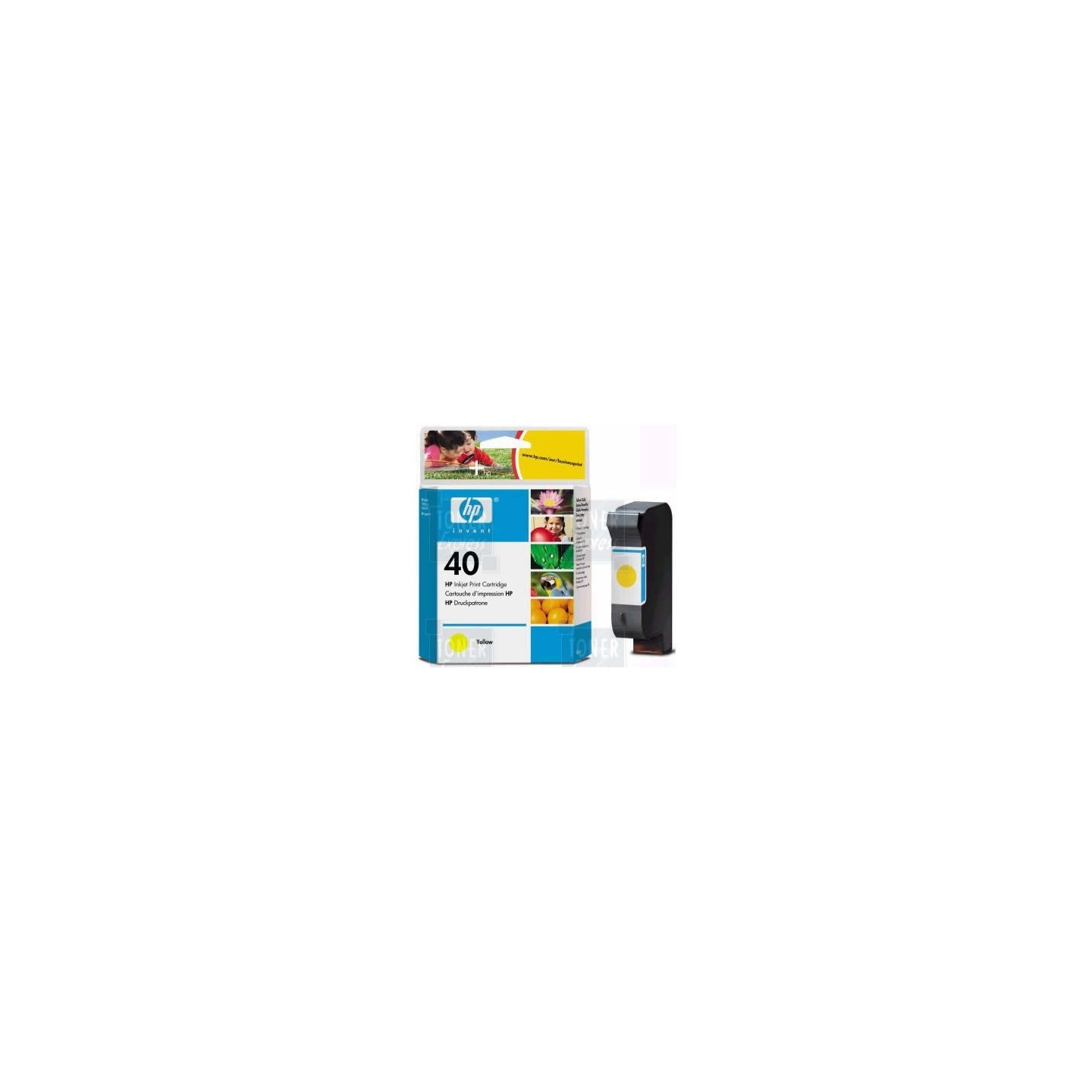 Cartouche Encre HP jaune (51640YE), Toner Express : achat en ligne de Cartouche Encre HP jaune (51640YE) pour imprimante