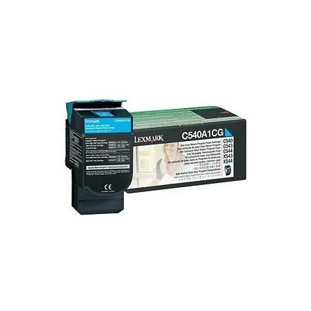 Toner cyan Lexmark pour C540 / C543 / ... X543 / X544, Toner Express : achat en ligne de Toner cyan Lexmark pour C540 / C543 / .