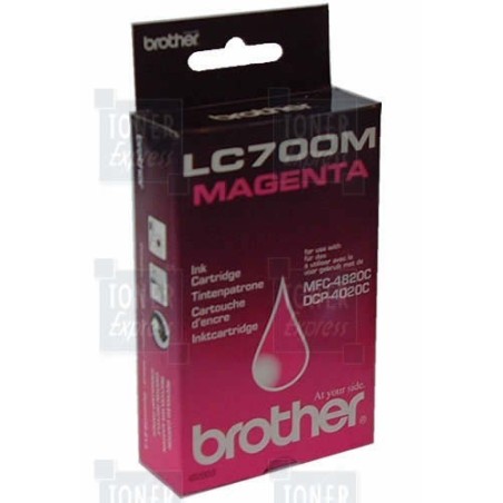 Cartouche d'encre Brother LC700M Magenta, Toner Express : achat en ligne de Cartouche d'encre Brother LC700M Magenta pour imprim