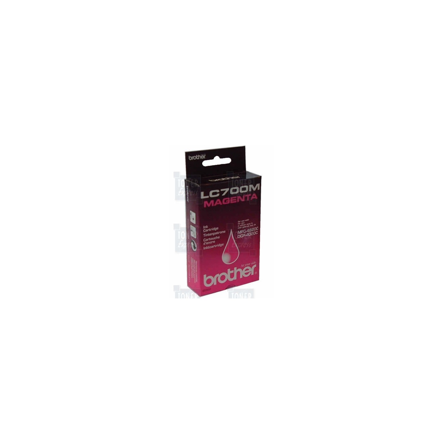 Cartouche d'encre Brother LC700M Magenta, Toner Express : achat en ligne de Cartouche d'encre Brother LC700M Magenta pour imprim