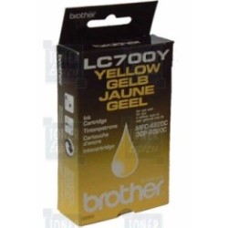 Cartouche d'encre Brother LC700Y Jaune, Toner Express : achat en ligne de Cartouche d'encre Brother LC700Y Jaune pour imprimante