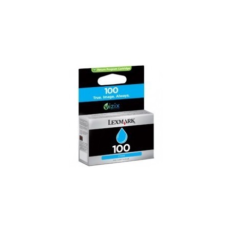 Cartouche cyan Lexmark N°100 pour Platinum Pro905 / Presige Pro805..., Toner Express : achat en ligne de Cartouche cyan Lexmark 