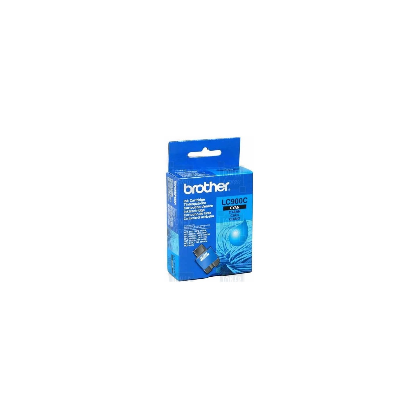 Cartouche d'encre Brother LC900C Cyan, Toner Express : achat en ligne de Cartouche d'encre Brother LC900C Cyan pour imprimante