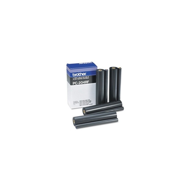 Ruban à transfert thermique Brother PC204RF (Lot de 4 rlx), Toner Express : achat en ligne de Ruban à transfert thermique Brothe