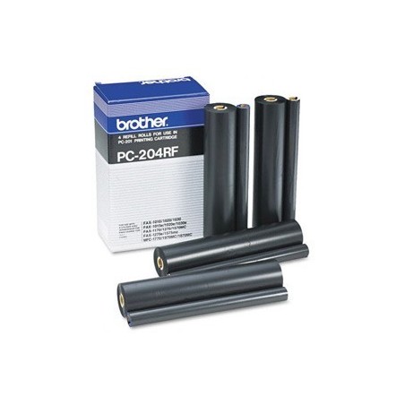 Ruban à transfert thermique Brother PC204RF (Lot de 4 rlx), Toner Express : achat en ligne de Ruban à transfert thermique Brothe
