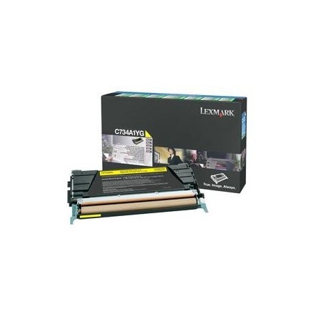 Toner jaune Lexmark pour C734 / C736 / X734 / X736 / X738, Toner Express : achat en ligne de Toner jaune Lexmark pour C734 / C73
