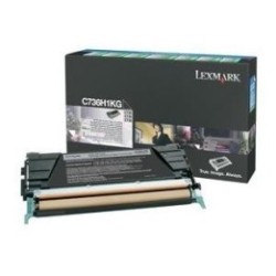 Toner noir longue durée Lexmark pour C736 / X736 / X738, Toner Express : achat en ligne de Toner noir longue durée Lexmark pour 