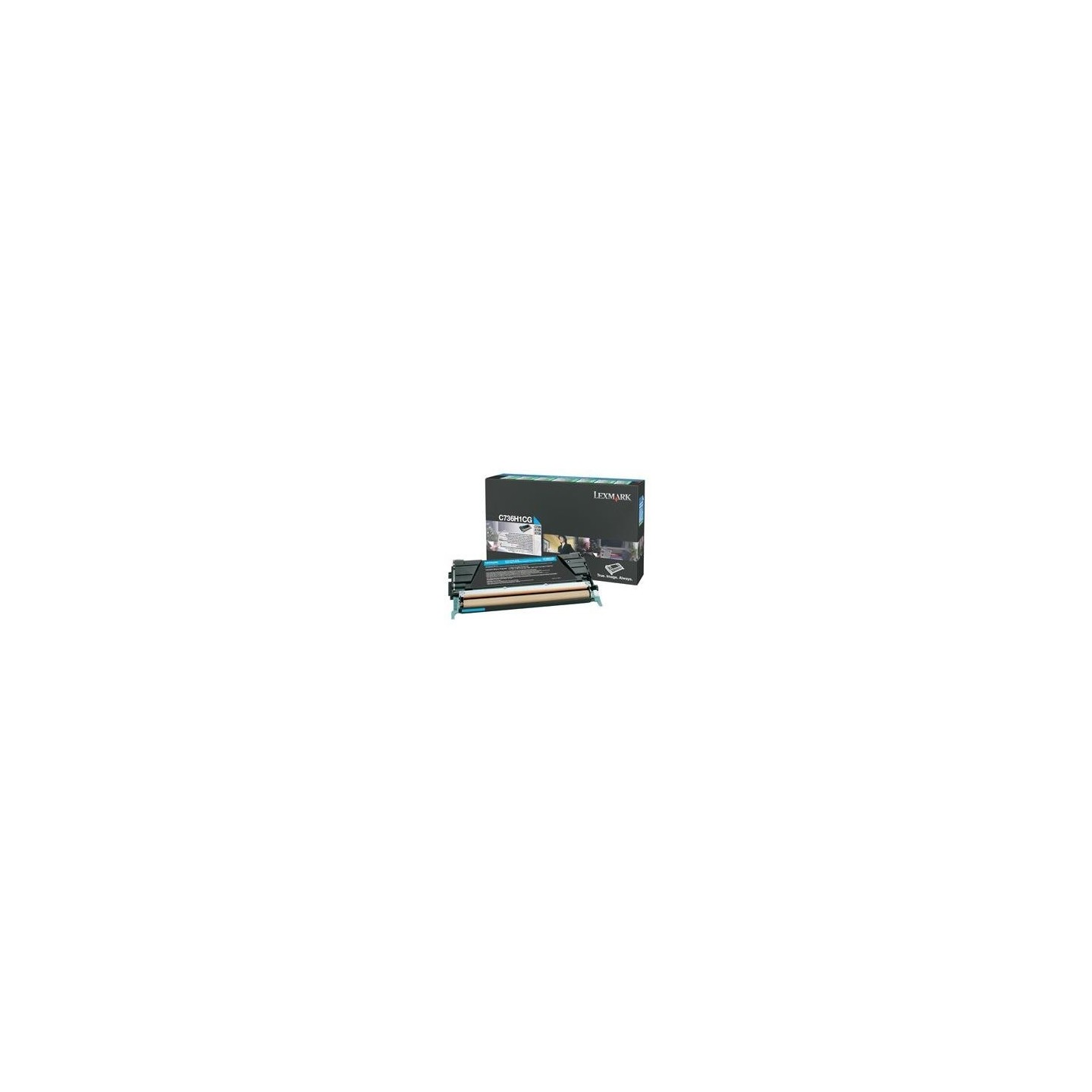 Toner cyan longue durée Lexmark pour C736 / X736 / X738, Toner Express : achat en ligne de Toner cyan longue durée Lexmark pour 
