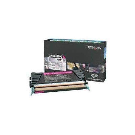Toner magenta longue durée Lexmark pour C736 / X736 / X738, Toner Express : achat en ligne de Toner magenta longue durée Lexmark